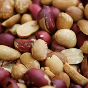 a pile of nuts